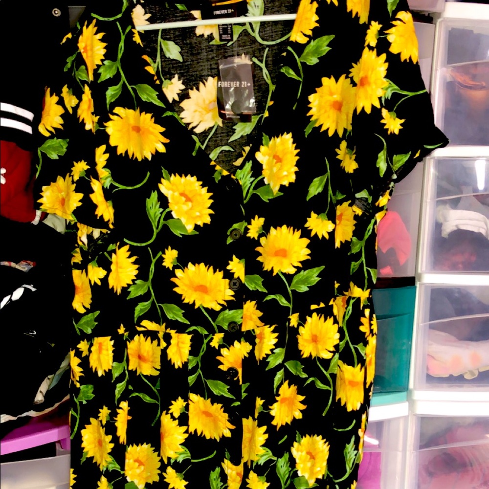 Forever 21 button down dress